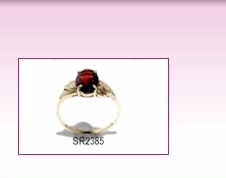 garnet gemstone ring